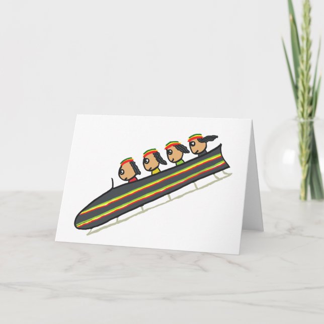 Tarjeta Rasta Bobsleigh Team (Anverso)