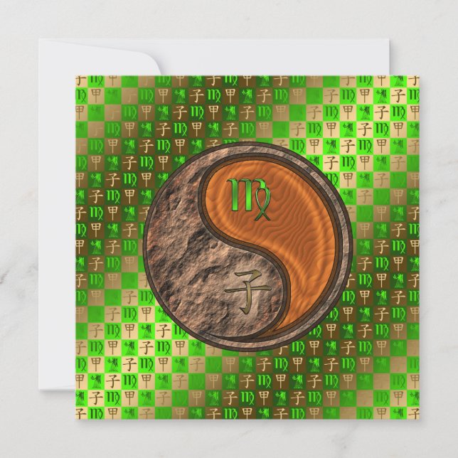 Tarjeta Rata de Virgo y Madera (Anverso)