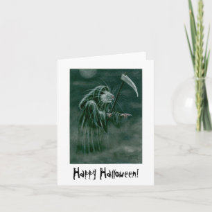 Tarjeta ¡Rata del parca, feliz Halloween!