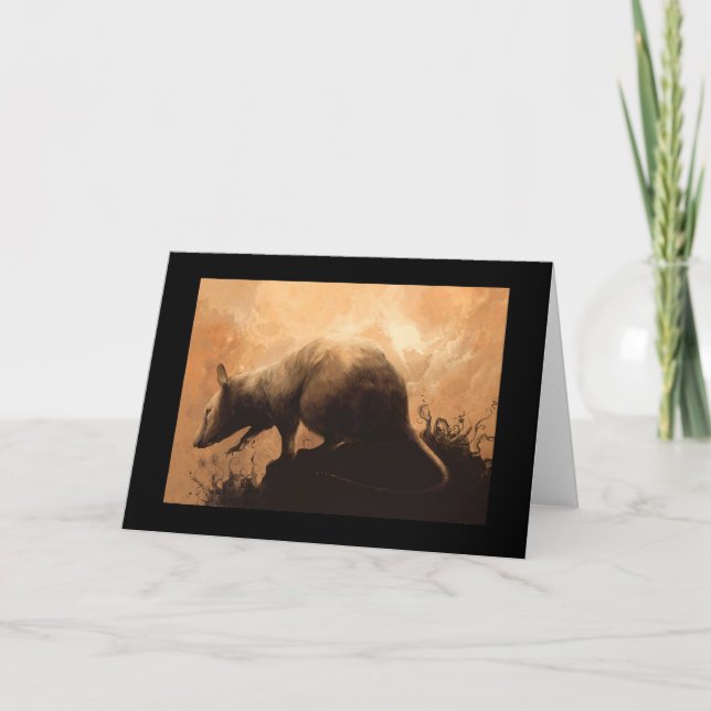 Tarjeta Rata solitaria de Socar Myles (Anverso)