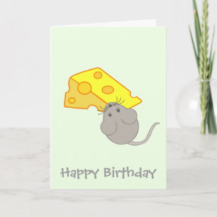 Tarjeta Ratón con queso