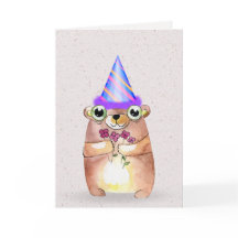 Ratón de cumpleaños con Gorra Fiesta