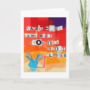 Tarjeta Ratón de vampiro