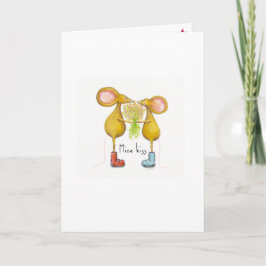 Tarjeta Ratones se besan