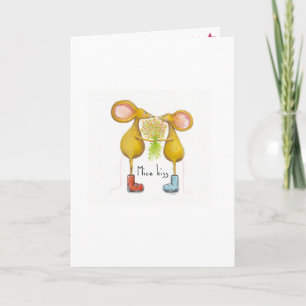 Tarjeta Ratones se besan