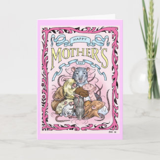 Tarjeta Rattie Mom Mother's Day