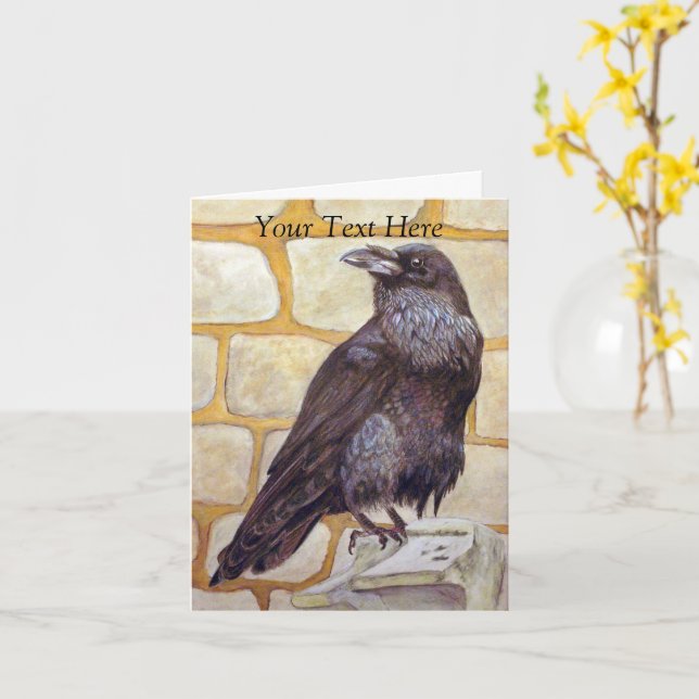 Tarjeta Raven (flor amarilla)