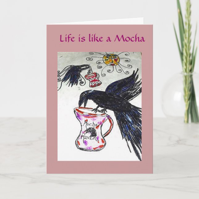 Tarjeta Raven ama a Mochas (Anverso)