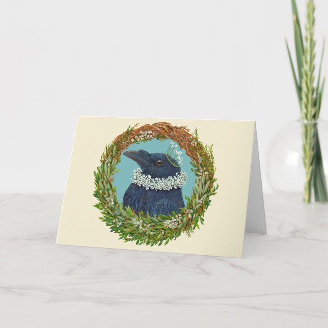 Tarjeta Raven isabelina (Anverso)