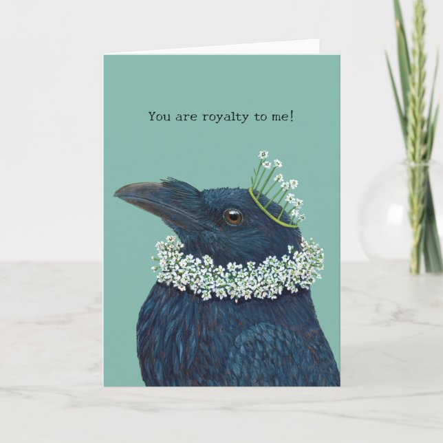 Tarjeta Raven isabelina (Anverso)