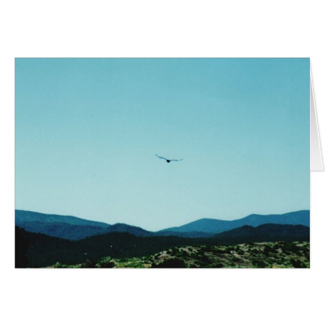 Tarjeta Raven Mountains (Anverso (Horizontal))