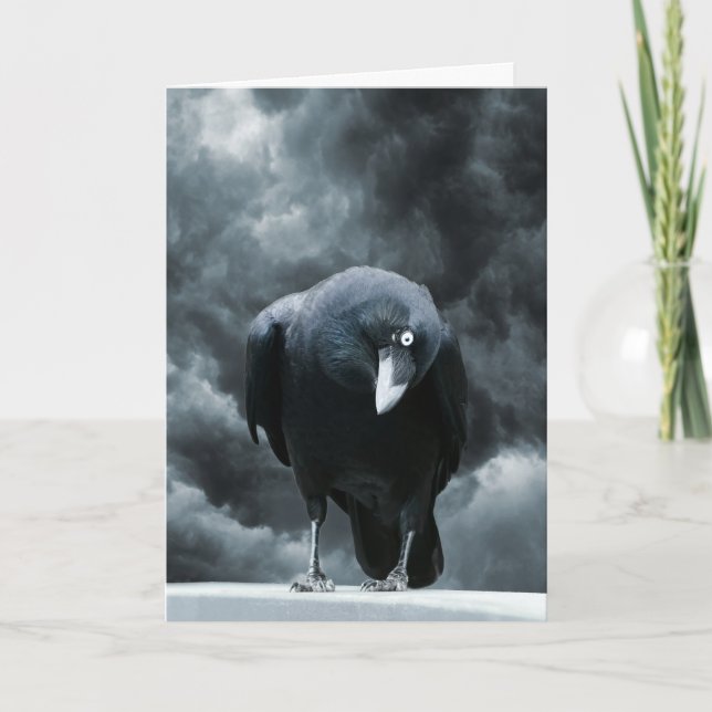 Tarjeta Raven negro (Anverso)
