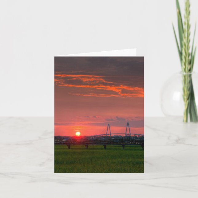 Tarjeta Ravenel Sunset (Anverso)