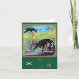 Tarjeta Ravens de solsticio