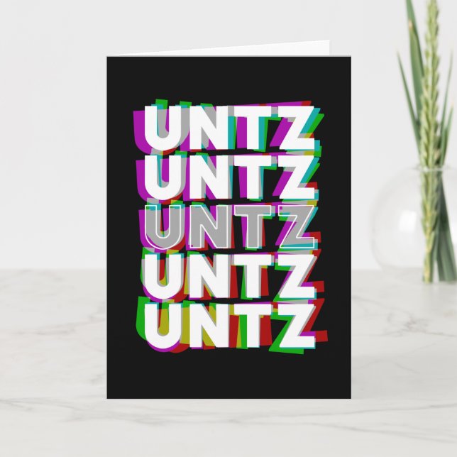 Tarjeta Raver Techno (Anverso)