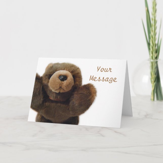 Tarjeta RAWR BEAR (Anverso)