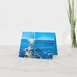 Tarjeta Ray of Light on Sea Card