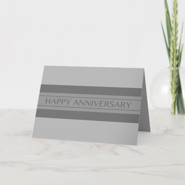 Tarjeta raya feliz del aniversario (Anverso)
