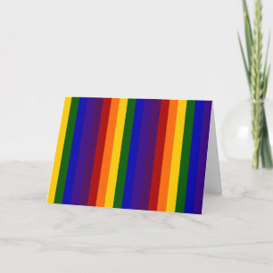 Tarjeta Rayas arcoiris