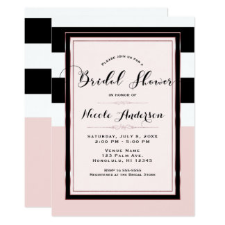 Modelo De Invitación Para La Ducha De Novia De Bohemia Con Acuarela