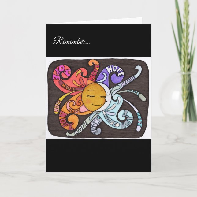 Tarjeta Rays of Hope Greeting Card (Anverso)