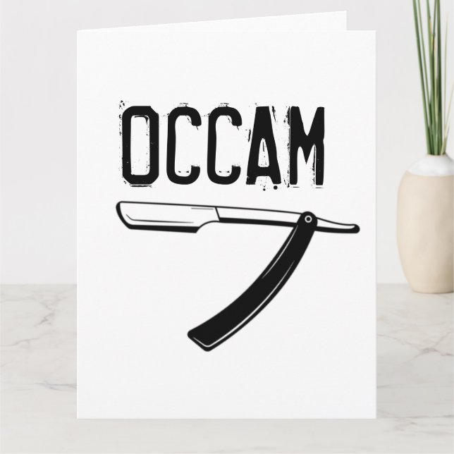 Tarjeta Razor de Occam (Anverso)