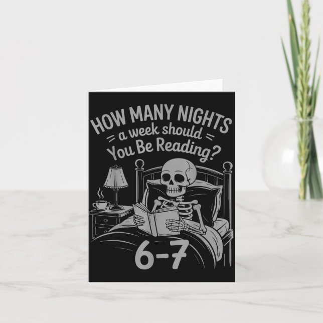 Tarjeta Reading 67 Meme Englieacher Funny 67 Book Lover Hu (Anverso)