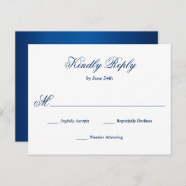 Tarjeta Real Azul RSVP