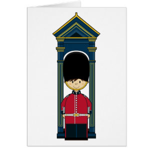 Tarjeta real británica del guardia