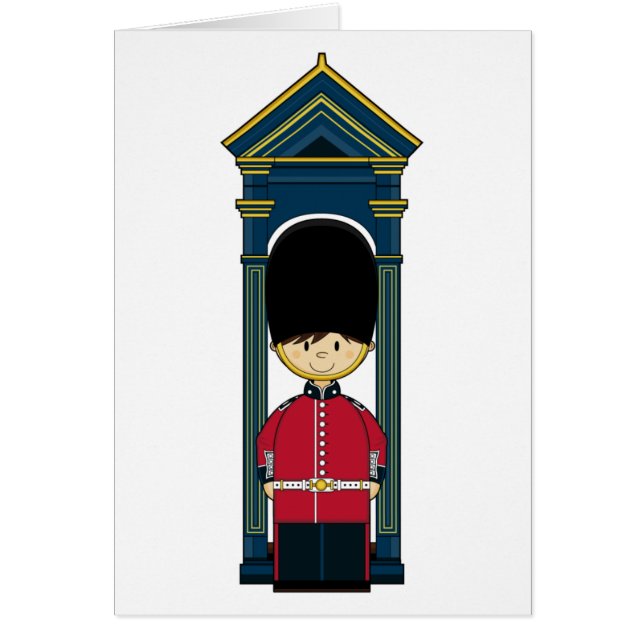 Tarjeta real británica del guardia (Frente)