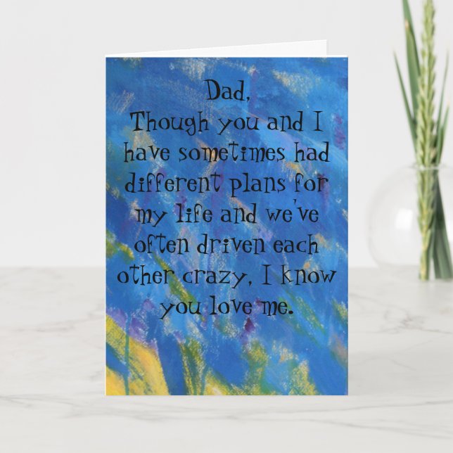 Tarjeta real del día de padre (Anverso)