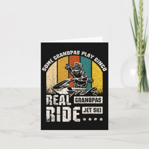 Tarjeta Real Grandpas Ride Jet Ski