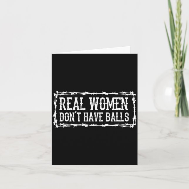 Tarjeta Real Women Dont Have  (Anverso)