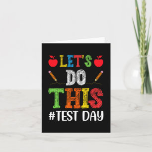 Tarjeta Realizar este Test Day Motivation Testing Teachstu