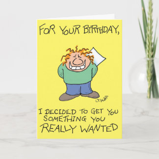 Tarjeta Realmente Deseado