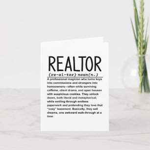 Tarjeta Realtor