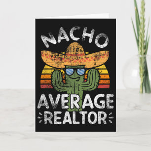 Tarjeta Realtor Divertido Nacho Promedio Cinco De Mayo Mex
