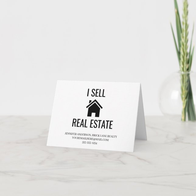 Tarjeta Realty I Venda Mercadeo Inmobiliario (Anverso)