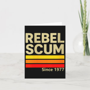 Tarjeta Rebelde Femenina Desde 1977 Clic Retro Icónico Vin