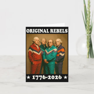 Tarjeta Rebeldes Originales 17762026 Padres Fundadores Div