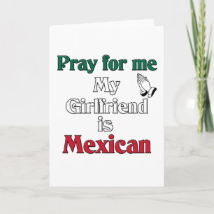 Tarjeta Recen por mí Novia es mexicana