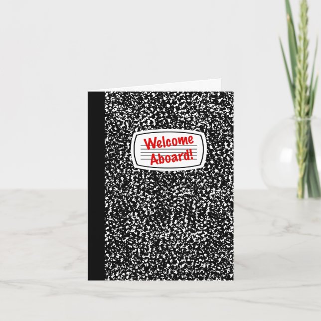 Tarjeta Recepción a bordo del cuaderno de los comp (Anverso)