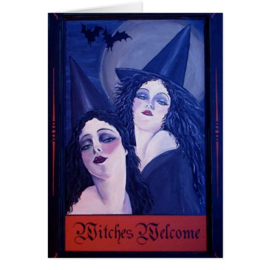 Tarjeta Recepción de las brujas
