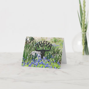 Tarjeta Recepción del Bluebonnet de Tejas