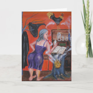 Tarjeta Receta de bruja