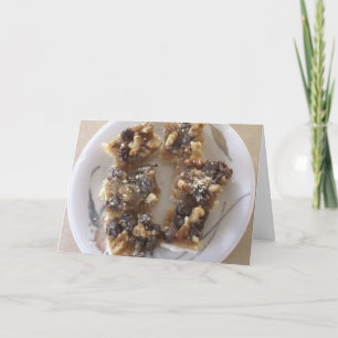 Tarjeta Receta de Buttertart