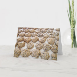 Tarjeta Receta de Galletas Hermit