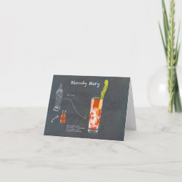 Tarjeta Receta de María Sangrienta