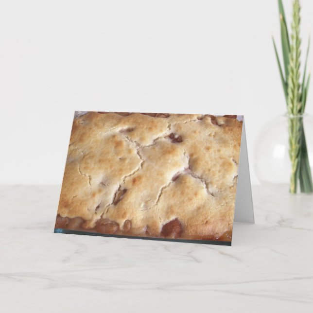 Tarjeta Receta de pastel de frutas (Anverso)