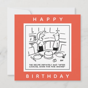Tarjeta Receta dijo que se debe después de cocinar Persona